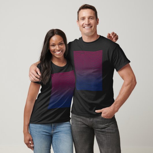 Bisexual Pride Subtle Bi Bisexuality Flag LGBT Pri T-shirt (Unisex)