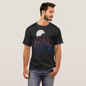 Bisexual Pride Subtle Bi Pride Landscape LGBT Moun T-shirt (Voorkant volledig)