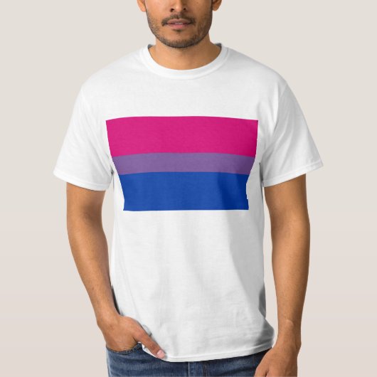 Bisexual Pride t-shirt (Voorkant)