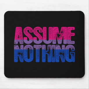 Bisexual Pride veronderstelt niets Muismat