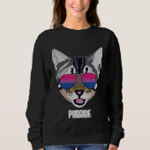 Bisexual Purride Bi Pride Cat Trui (Voorkant)