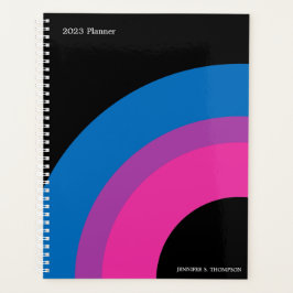 Bisexual Rainbow Pride Flag Custom 2023 Planner