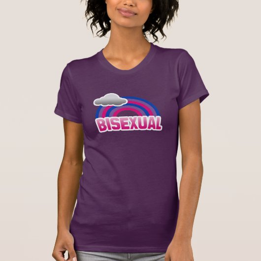 BISEXUAL RAINBOW T-SHIRT (Voorkant)