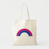 Bisexual Rainbow Tote Bag (Voorkant)
