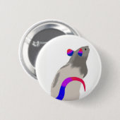 Bisexual Rat Ronde Button 5,7 Cm (Voorkant /achterkant)
