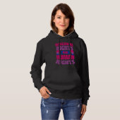 Bisexual Rights Are Human Rights Protest March Bi  Hoodie (Voorkant volledig)