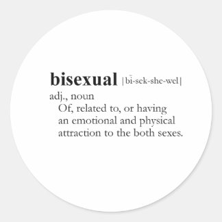 BISEXUAL RONDE STICKER