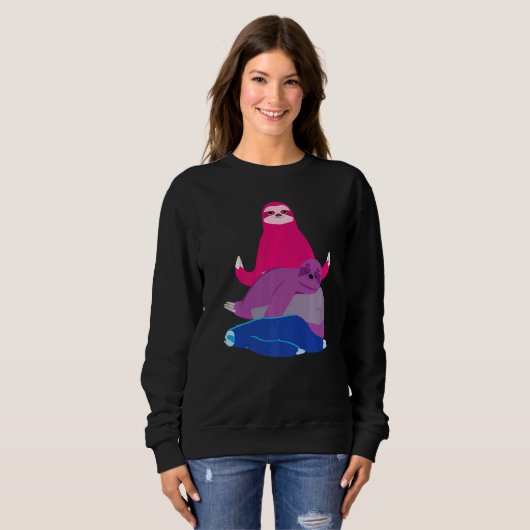 Bisexual Sloth Bisexual Trui (Voorkant volledig)