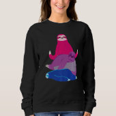Bisexual Sloth Bisexual Trui (Voorkant)