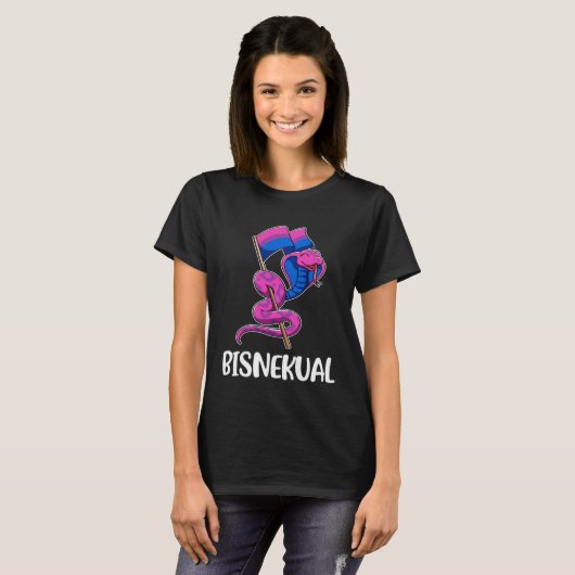Bisexual Snake T-shirt (Voorkant volledig)