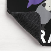 Bisexual Trash Gay Pride Rainbow LGBT Raccoon Muismat (Hoek)