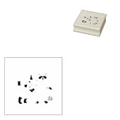 Bisexual Trash Gay Pride Rainbow LGBT Raccoon Rubberstempel (Gestempeld)