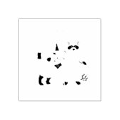 Bisexual Trash Gay Pride Rainbow LGBT Raccoon Rubberstempel (Afrduk)