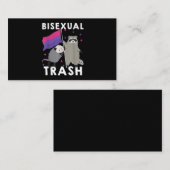 Bisexual Trash Gay Pride Rainbow LGBT Raccoon Visitekaartje (Voorkant / Achterkant)