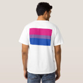 BISEXUAL VLAG ORIGINEEL T-SHIRT (Achterkant volledig)