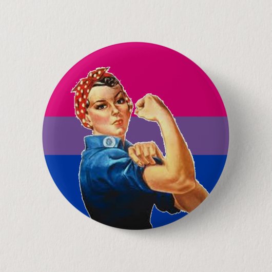 Bisexual Woman Pride Ronde Button 5,7 Cm (Voorkant)