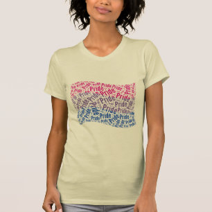 BISEXUAL WORD PATROON T-SHIRT