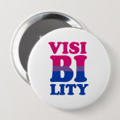 Bisexual Zicht Ronde Button 4,0 Cm (Voorkant /achterkant)