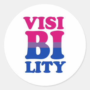 Bisexual Zicht Ronde Sticker