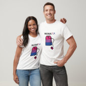 BisexualiTEA BI Pride Flag Biseksuele Thee T-shirt (Unisex)