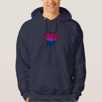 Bisexualiteit Pride-hart Hoodie