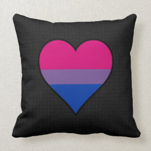Bisexualiteit Pride-hartkussen Kussen
