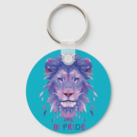 Bisexualiteit Pride Sleutelhanger (Voorkant)