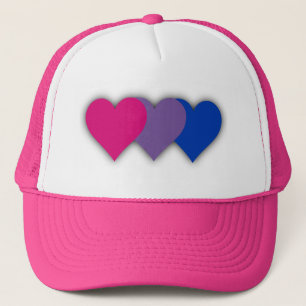 Bisexualiteit Prideharten Trucker Hat Trucker Pet
