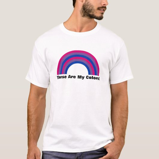 Bisexualiteit regenboogpride T-Shirt (Voorkant)