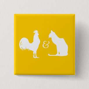 Bisexualiteit Vierkante Button 5,1 Cm