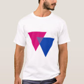 Bisexualiteitssymbool T-shirt (Voorkant)