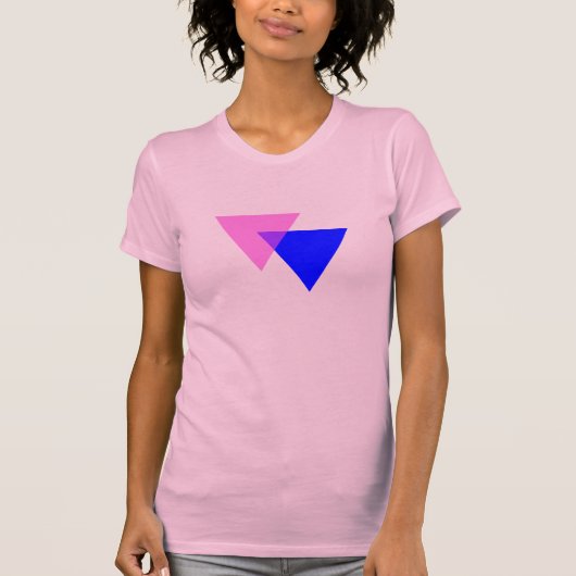 Bisexualiteitssymbool T-Shirt (Voorkant)