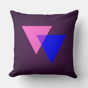 Bisexualiteitsymboolkussen Kussen