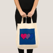 Bisexualiteitvlag Poster Tote Bag (Voorkant (product))