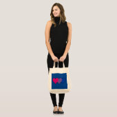 Bisexualiteitvlag Poster Tote Bag (Voorkant (model))