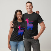 Bisexuality Llama Bisexual Flag Bi LGBTQ Bisexual T-shirt (Unisex)