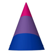 Bisexuality pride feesthoedjes (Voorkant)