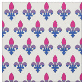Bisexuality pride fleur-de-lis fabric stof (Swatch)