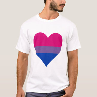 Bisexuality pride hart T-shirt