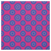 Bisexuality pride kleuren/roze bloempatroon stof (Swatch)