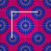 Bisexuality pride kleuren/roze bloempatroon stof (Delen)