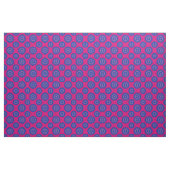 Bisexuality pride kleuren/roze bloempatroon stof (Fat Quarter)