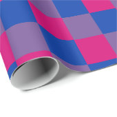 Bisexuality pride kleuren Verpakkingspapier Cadeaupapier (Rol Hoek)