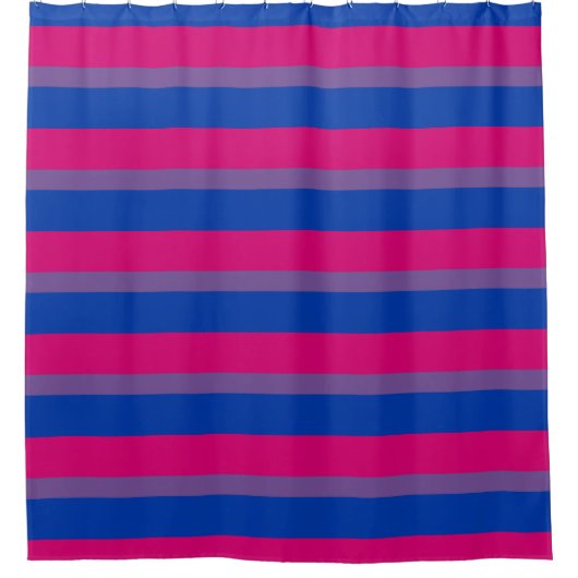 Bisexuality pride Shower Curtains Douchegordijn (Voorkant)