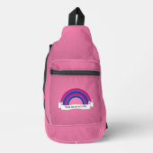 Bisexuality rainbow pride  sling bag (Voorkant)