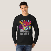 Bisexuals Are Valid Rainbow Pride Bisexuality LGBT T-shirt (Voorkant volledig)