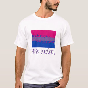Bisexuals bestaan t-shirt