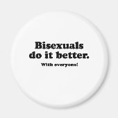 BISEXUALS DOEN HET BETER (MET IEDEREEN) MAGNEET (Voorkant)