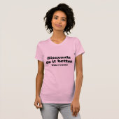 BISEXUALS DOEN HET BETER (MET IEDEREEN) T-SHIRT (Voorkant volledig)