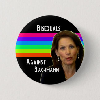 Bisexuals tegen Bachmann-toets Ronde Button 5,7 Cm